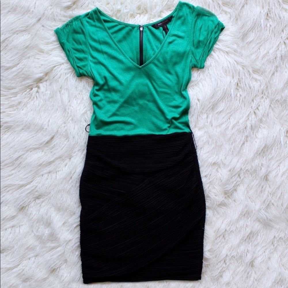 BCBGMAXAZRIA Colorblock Dress - Picture 1 of 8